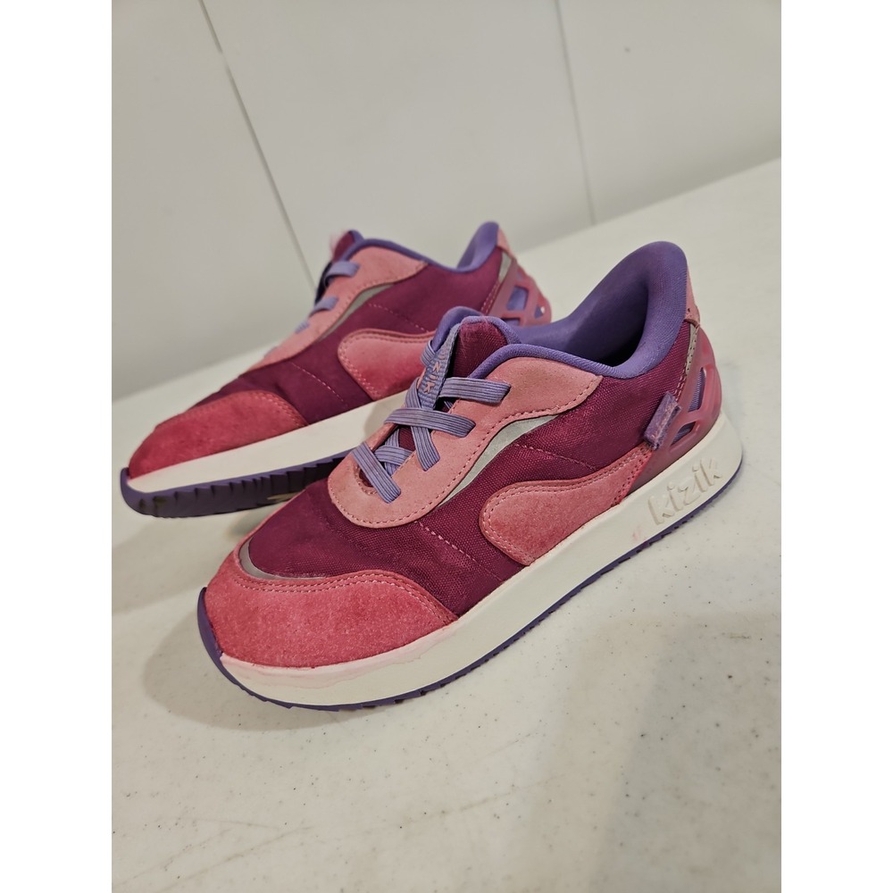 Kizik Orlando Festival Fuchsia Kids 1Y Girls Athletic Hands Free Sneaker(224